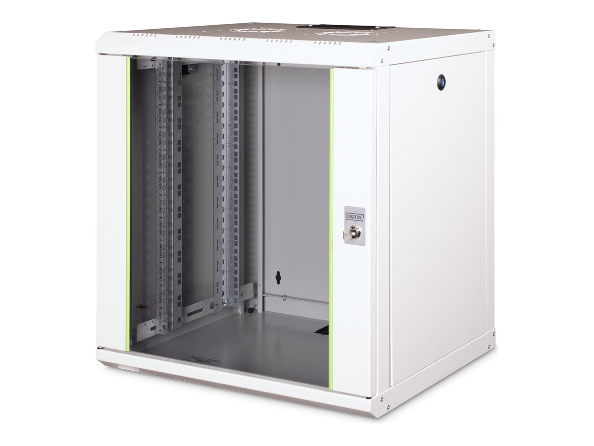 DIGITUS SoHoline DN-19 12-U - Kabinet - vægmonterbar - grå, RAL 7035 - 12U - 19