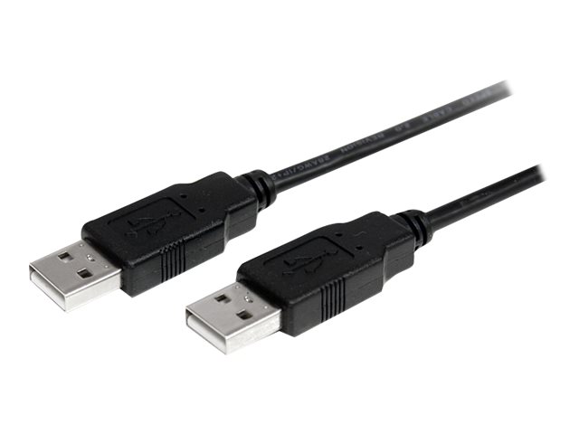 StarTech.com 2m USB 2.0 A to A Cable - M/M - 2m USB 2.0 aa Cable - USB a male to a male Cable (USB2AA2M) USB-kabel 2m Sort