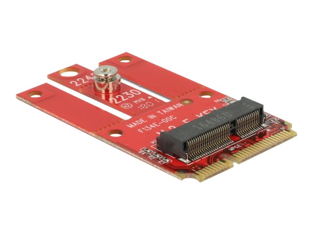 DeLOCK Mini PCIe > M.2 Key E slot Lagringskontrol