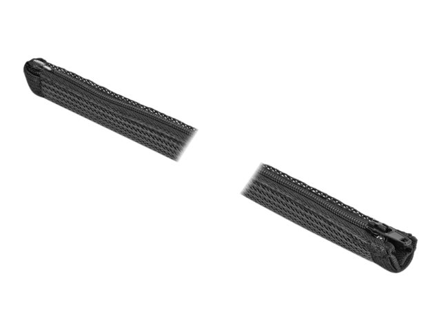 Braided Sleeve med lynls, varmebestandig, 1 m x 20 mm - DeLock