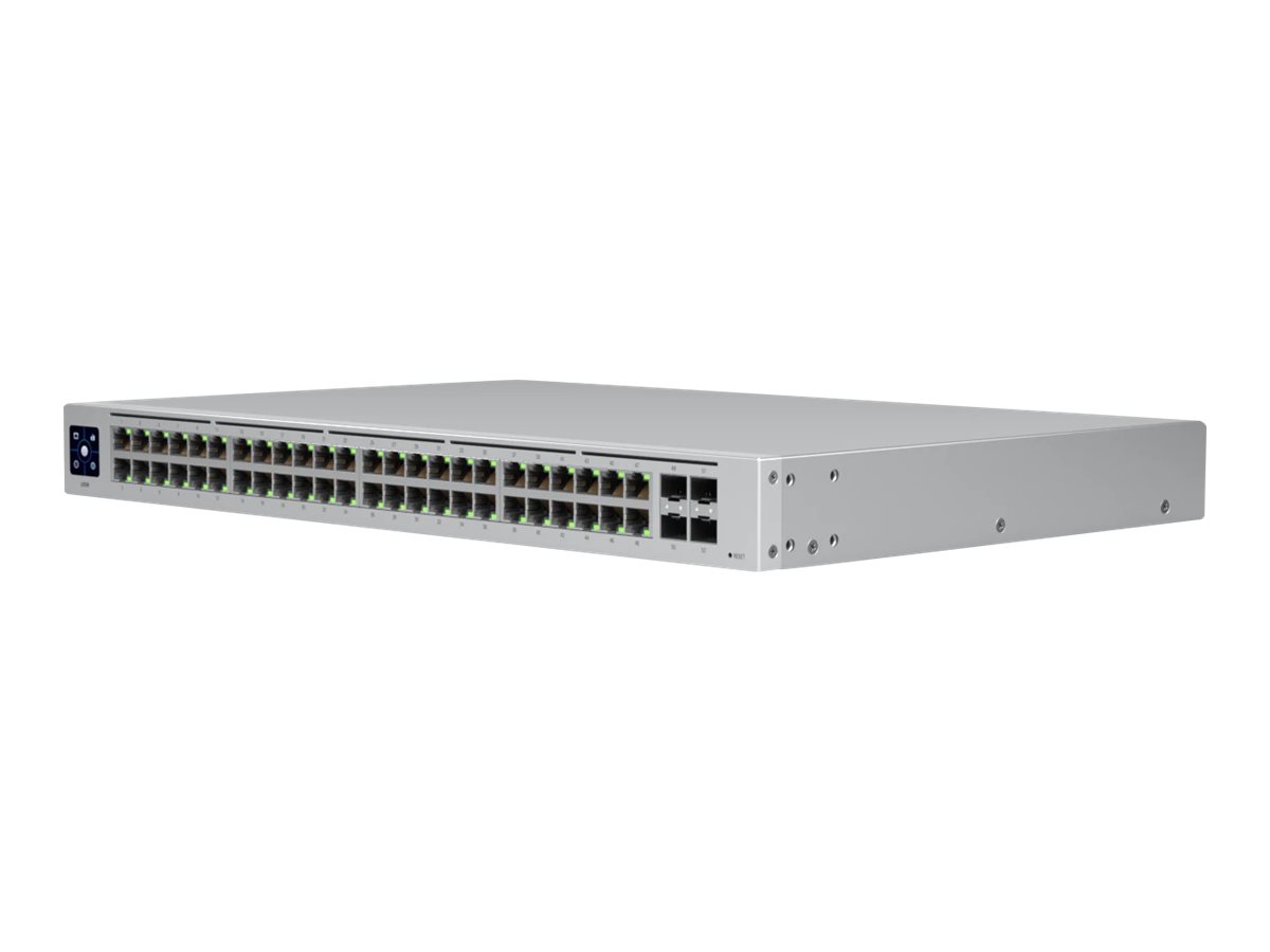Ubiquiti UniFi Switch USW-48 - Switch - Administreret - 48 x 10/100/1000 + 4 x Gigabit SFP - monterbar på stativ, desktop