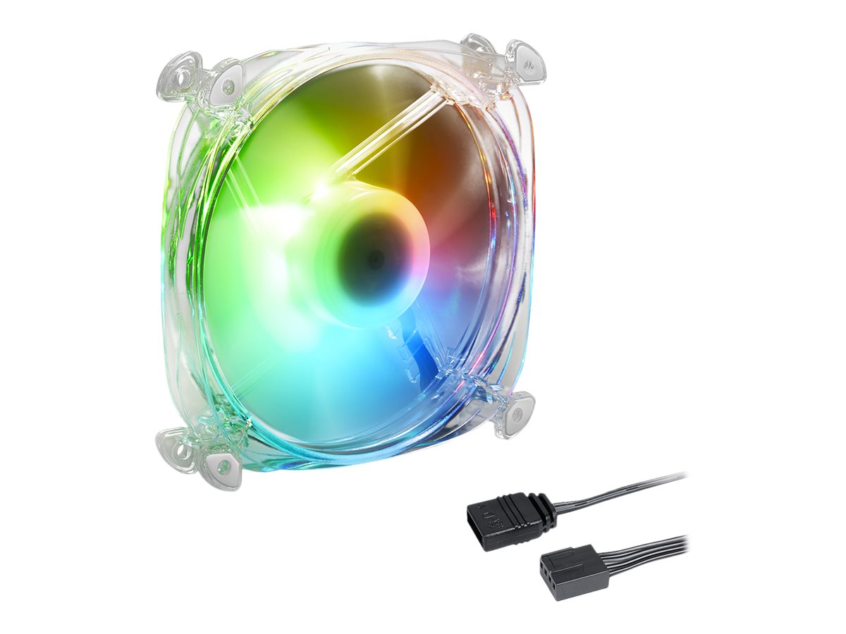 Sharkoon SHARK Disc PWM - Kabinet køler - 120mm - Hvid