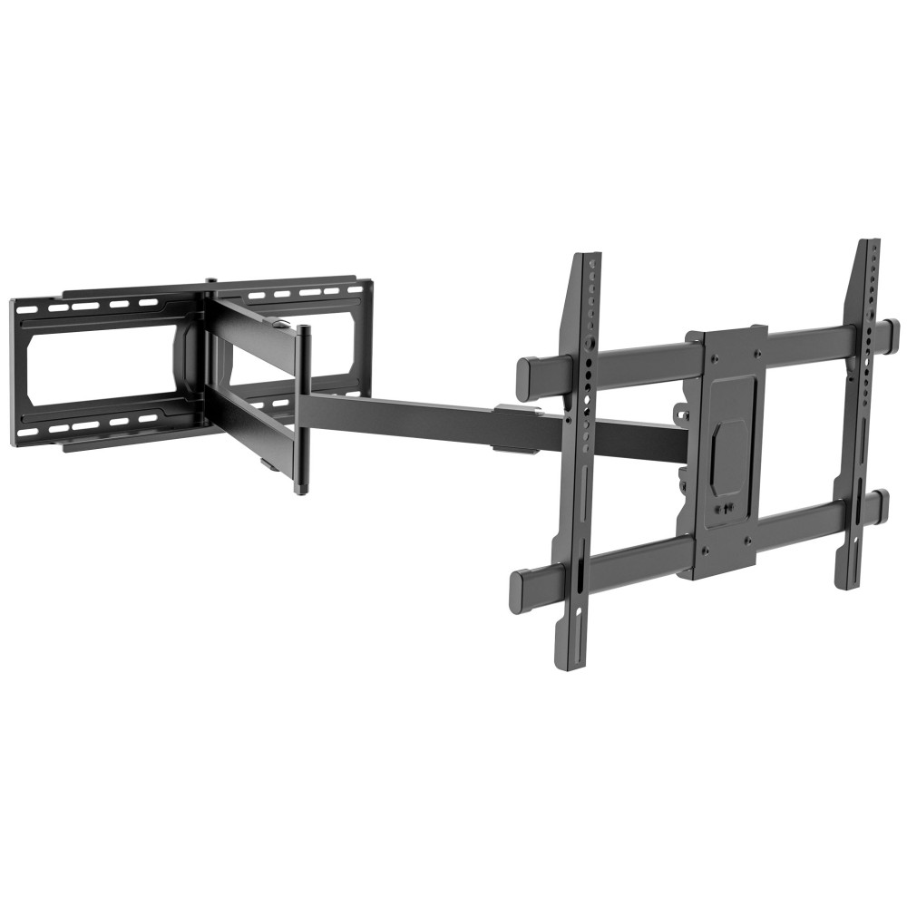 TECHly - Monteringssæt (vægmontering) - fuld bevægelse - for LCD display - ekstralang - sort - skærmstørrelse: 42-80