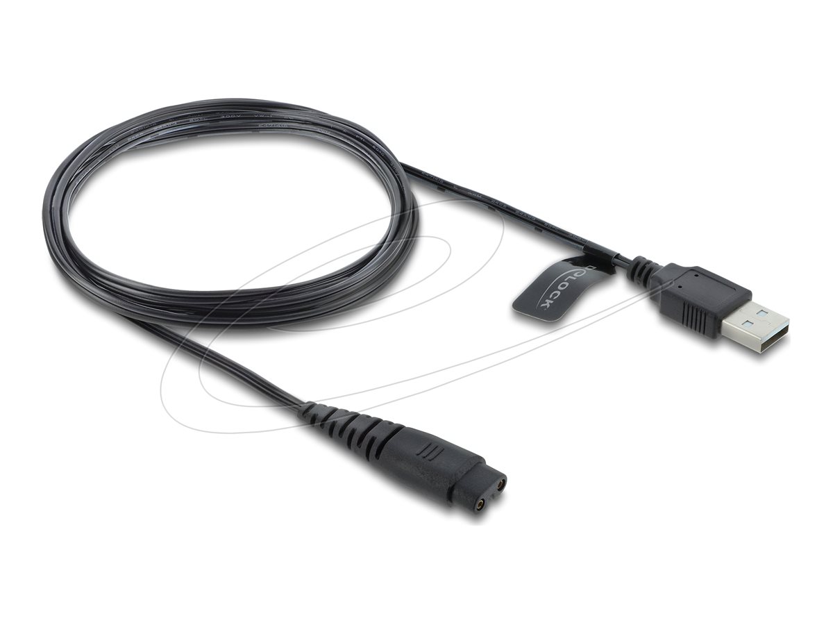 Delock 4 pin USB Type A (male) - 2 pin (male) Sort 1.2m Strømkabel