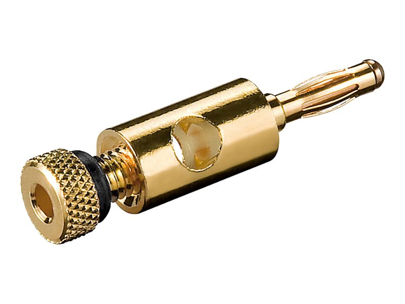 Pro Banana Plug 4mm - gold