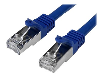 StarTech.com 0.5m Blue Cat6 / Cat 6 Shielded (SFTP) Patch Cable 0.5 m CAT 6 Kabel med afskærmning med folie og kobberfletning (SFTP 50cm Patchkabel