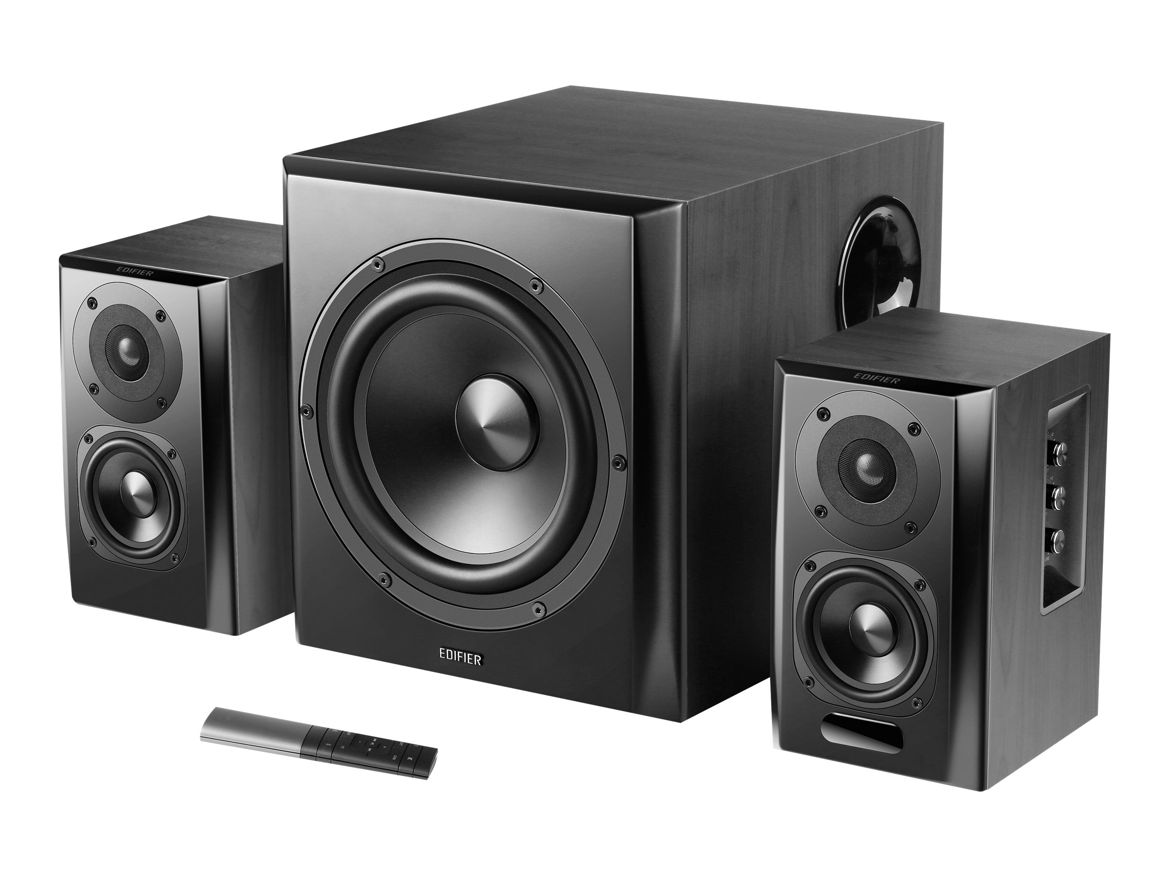 Edifier S351DB - Højttalersystem - til PC - 2.1-kanal - trådløs - Bluetooth - 150 Watt (Total)