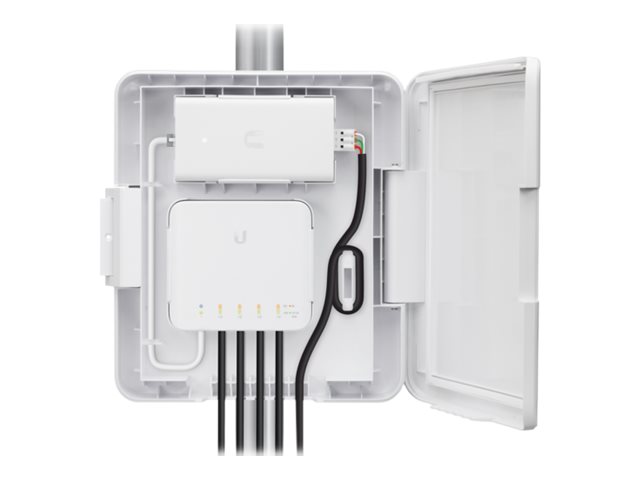 Ubiquiti UniFi Switch Flex Utility - Netværk enheds enclosure - pælmonterbar - udendørs