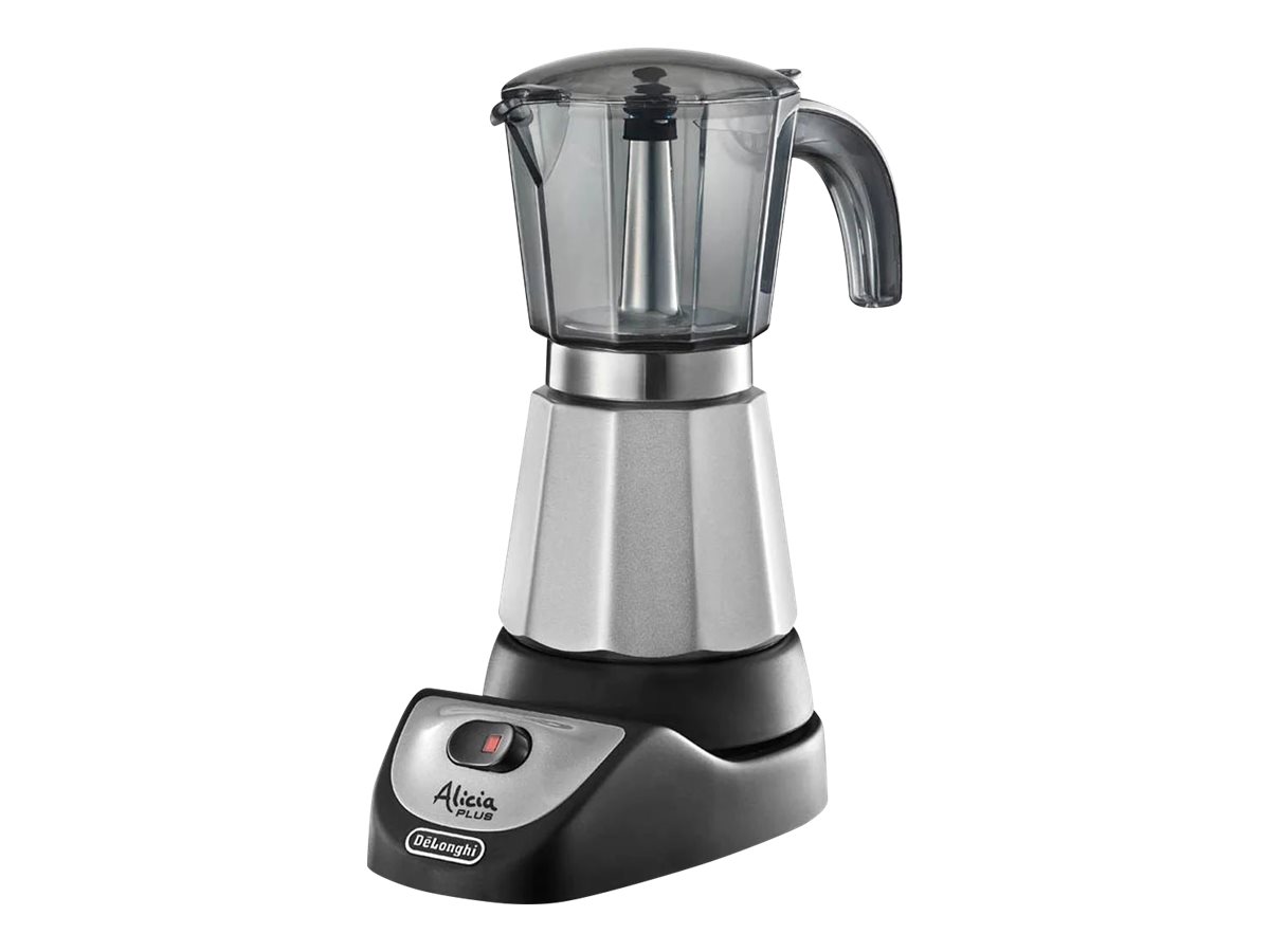 DeLonghi EMKM6B Alicia Plus - elektrisk italiensk kaffekande, hvid