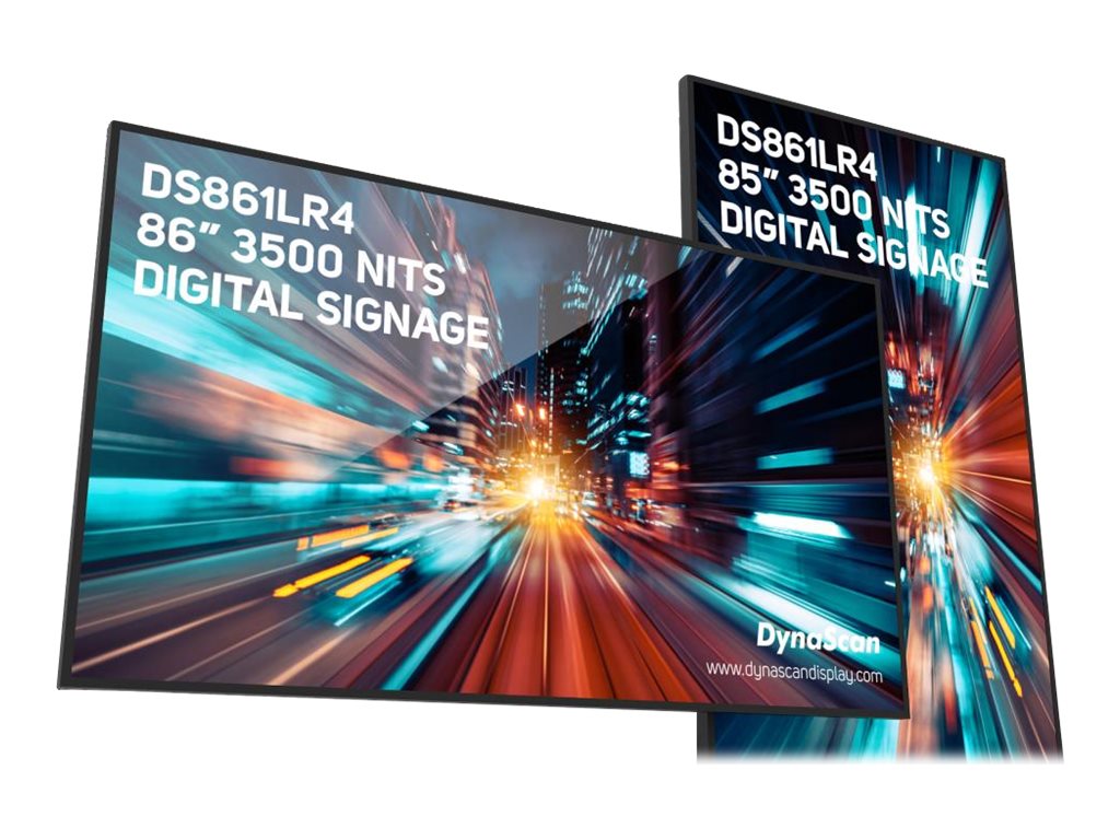 DynaScan DS861LR4 86" Digital skiltning 3840 x 2160