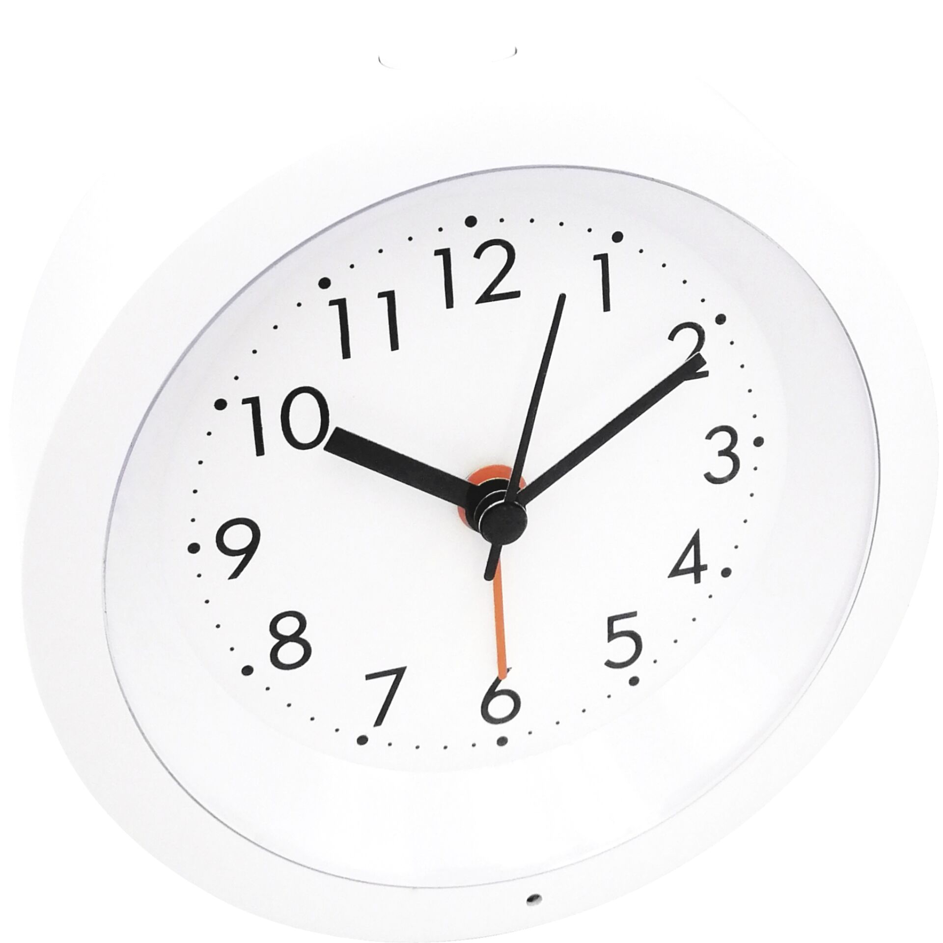 Mebus 25629 vækkeur Quartz alarmur Hvid