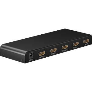Goobay 58482, HDMI, 4x HDMI, 3840 x 2160 pixel, 57,3 mm, 149 mm, 10,5 mm