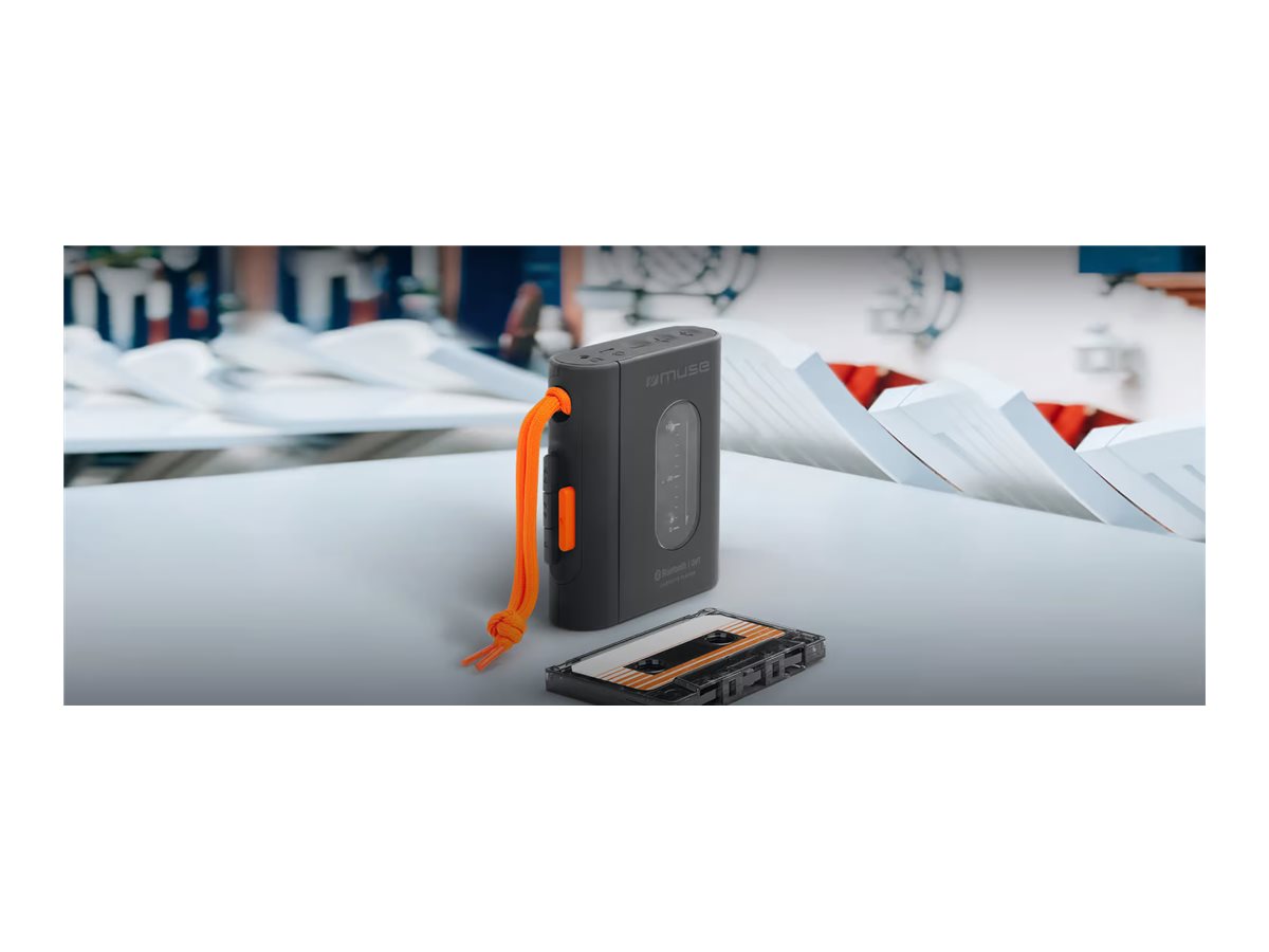 Vaizdo grotuvas „Muse“ | Nešiojamasis kasečių grotuvas | M-132 WM | USB jungtis | „Bluetooth“