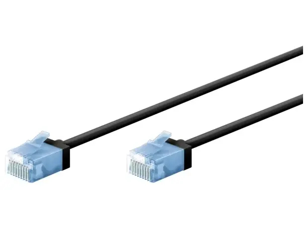 Goobay CAT 6a U/UTP CU Ultra-Flexible 7.5m Sort