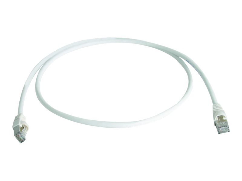Telegärtner DataVoice Office CAT 6a SFTP, PiMF 2m Patchkabel Hvid RAL 9003