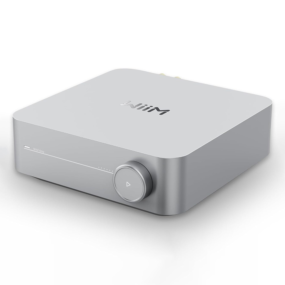 WiiM LPWIAMPS Amp, Multiroom-Streaming-Verstärker, Silber