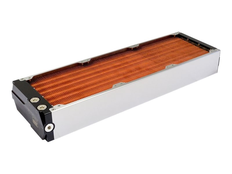 Aqua airplex modularity Radiator til væskekølesystem 1-pack Orange Sølv
