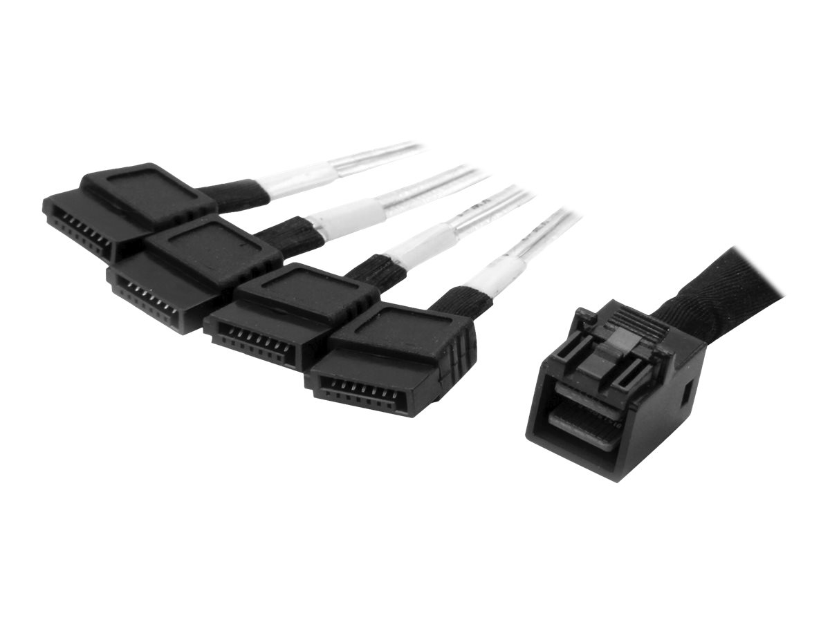StarTech.com 1m Internal Mini SAS to SATA Cable - SFF-8643 to 4x SATA - SATA / SAS cable - 1 m