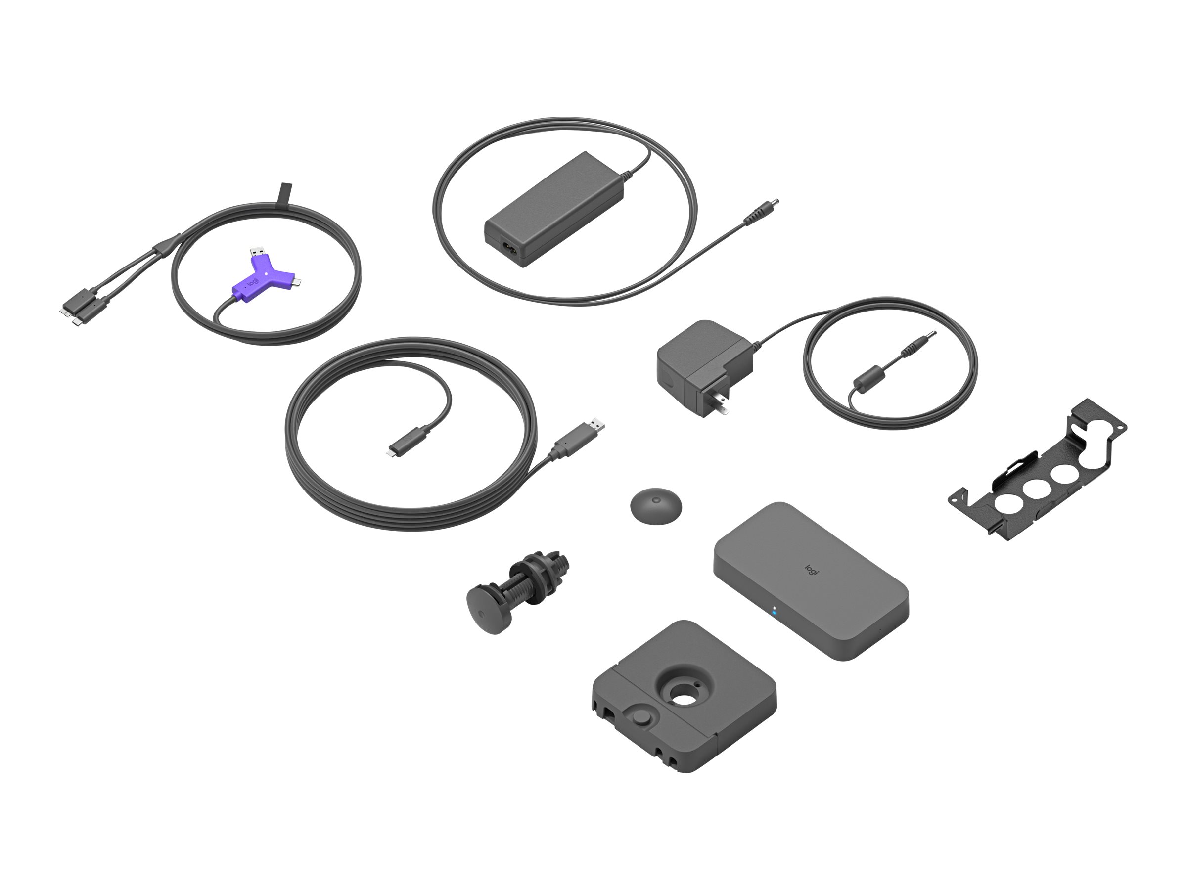 Webcam videokonferencesystem Logitech 952-000010 - 4K, USB/HDMI, sort