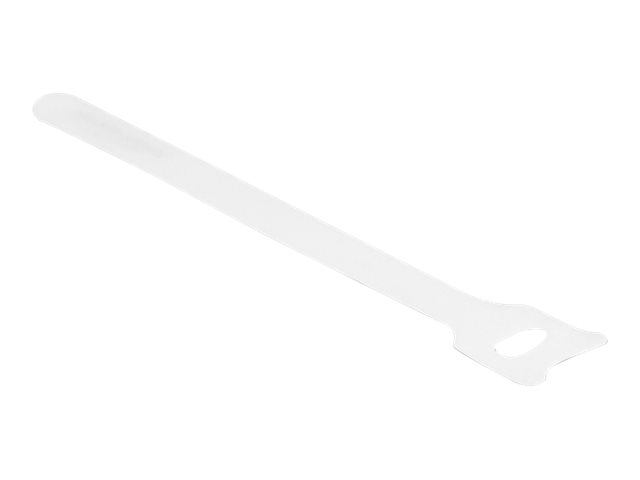 Delock - Kabelbånd - 15 cm - hvid (pakke med 10)