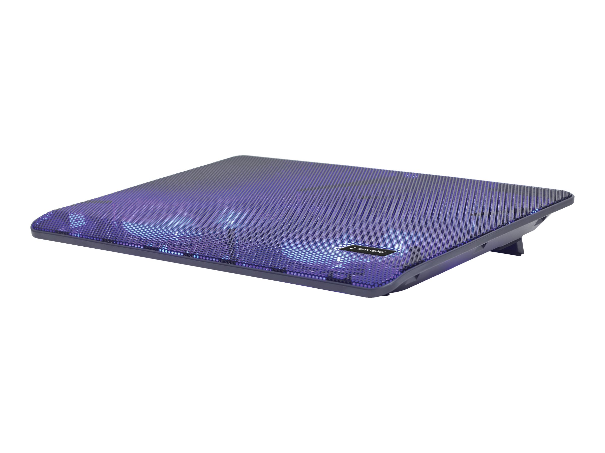 Gembird NBS-2F15-05 Bærbar computer køler måtte 1-pack Sort Blå