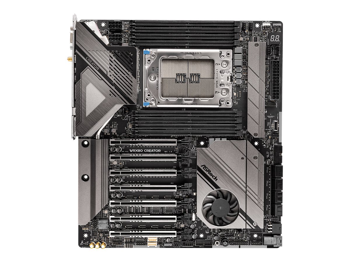 ASRock WRX80 Creator R2.0 Bundkort - AMD WRX80 - AMD sWRX8 socket - DDR4 RAM - Extended ATX