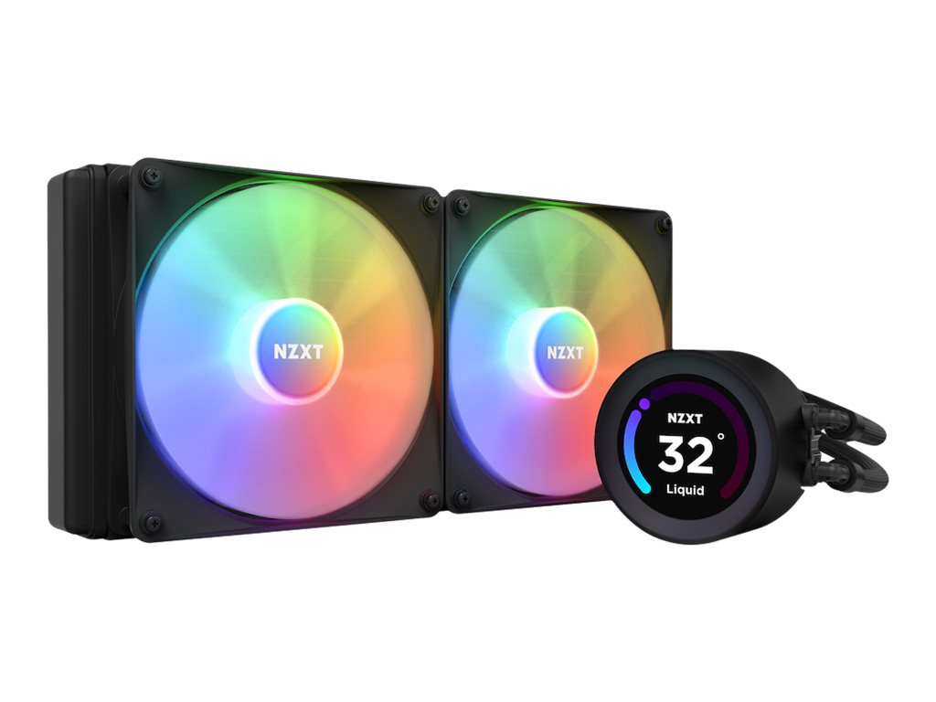 NZXT Kraken Elite 280 Black RGB - CPU Vandkøling - Max 32 dBA