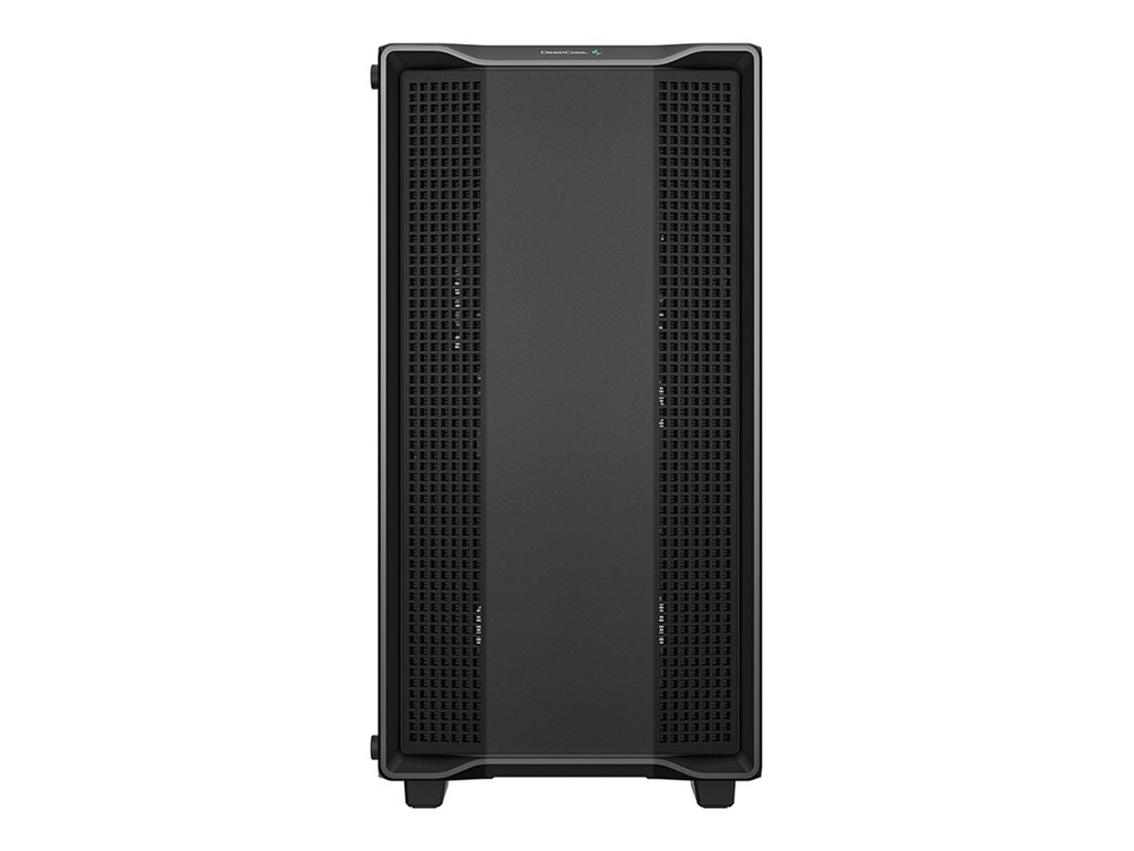 DeepCool CC360 ARGB - Tower - mini ITX - sidepanel med vindue (hærdet glas) - ingen strømforsyning (ATX / PS/2) - sort - USB/Lyd