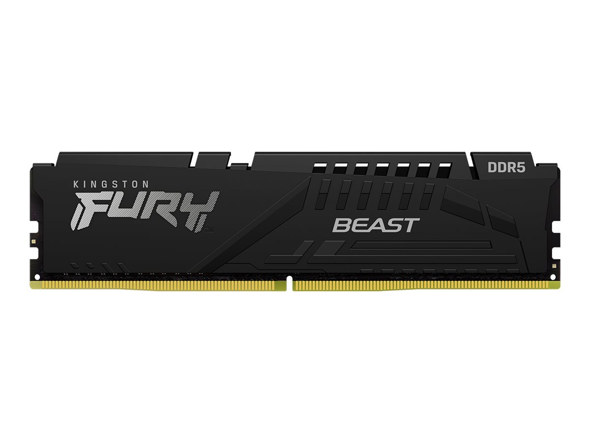 Kingston FURY Beast DDR5-5600 - 128GB - CL40 - Quad Channel (4 pcs) - Intel XMP - Sort