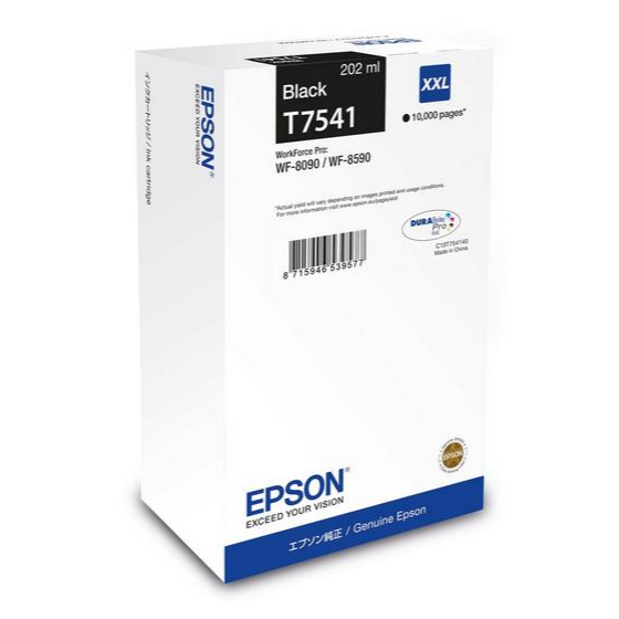 Epson T7541 - XXL size - black - original - ink cartridge