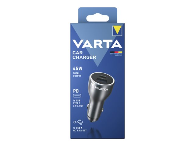VARTA car power adapter - USB 24 pin USB-C - 45 Watt