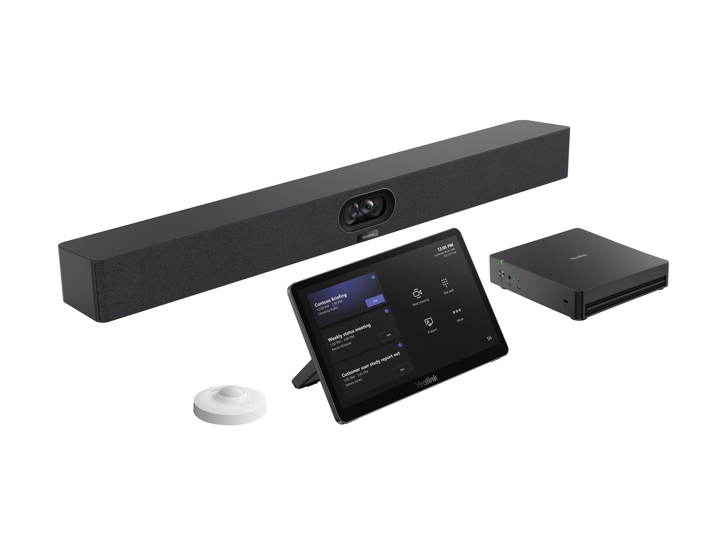 Yealink MVC Series MVC S40-C5U Videokonferencepakke 8 mikrofoner 11.6" billede