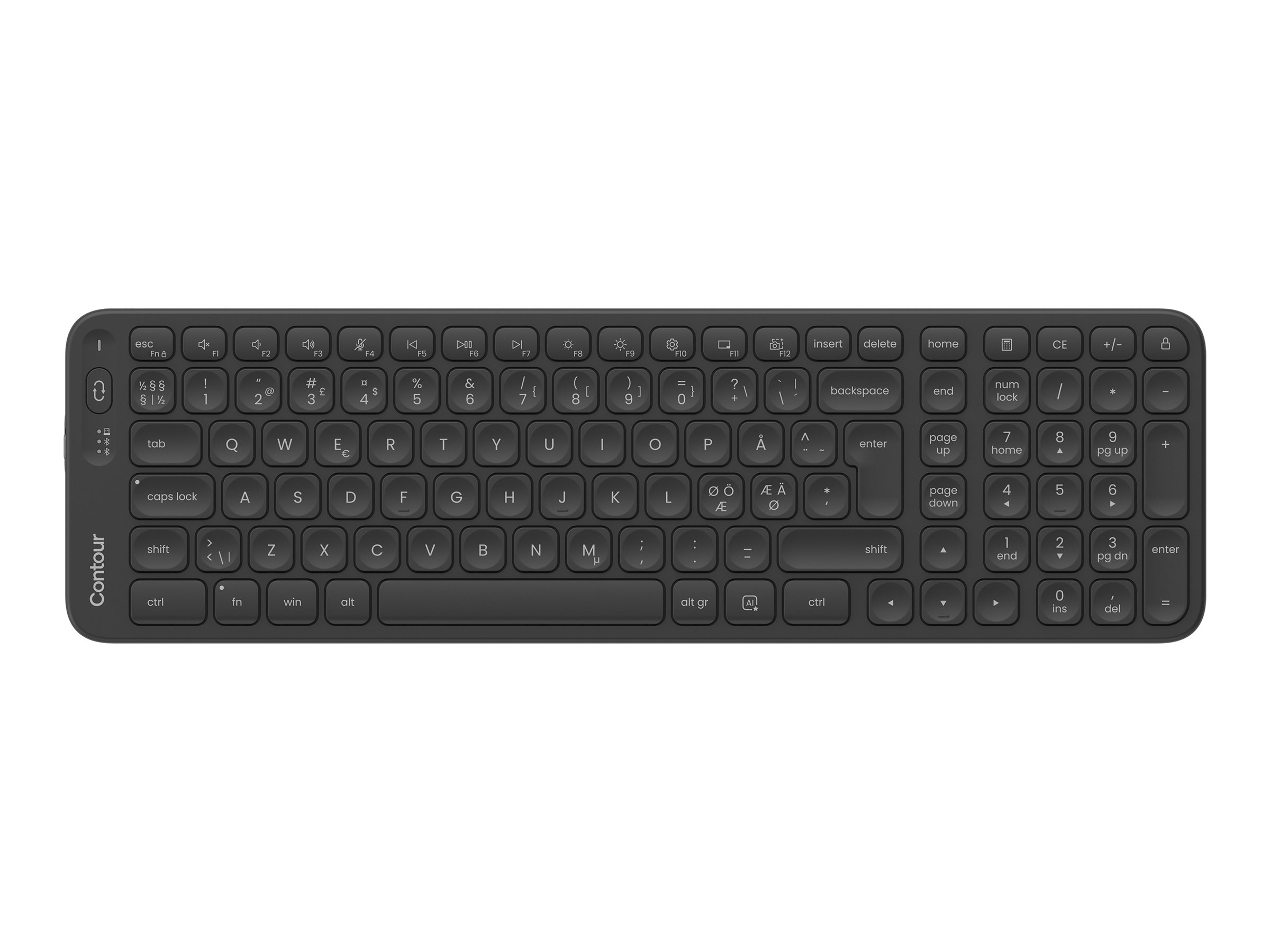 Contour Balance Tastatur Saks Trådløs Pan Nordic