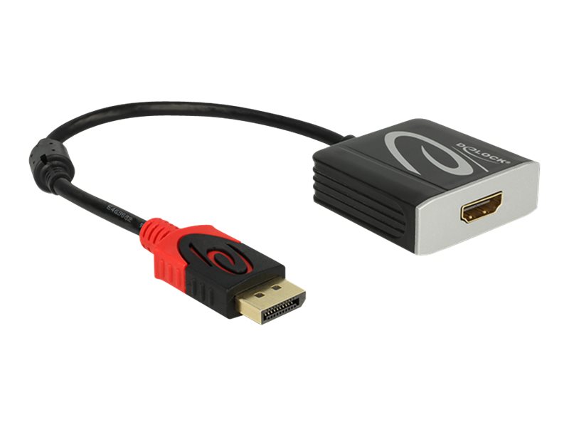 DeLOCK Adapter Displayport 1.2 male > HDMI female 4K Active Video transformer