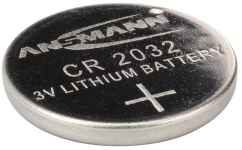 ANSMANN 3V CR2032 Knapcellebatteri - 10 stk