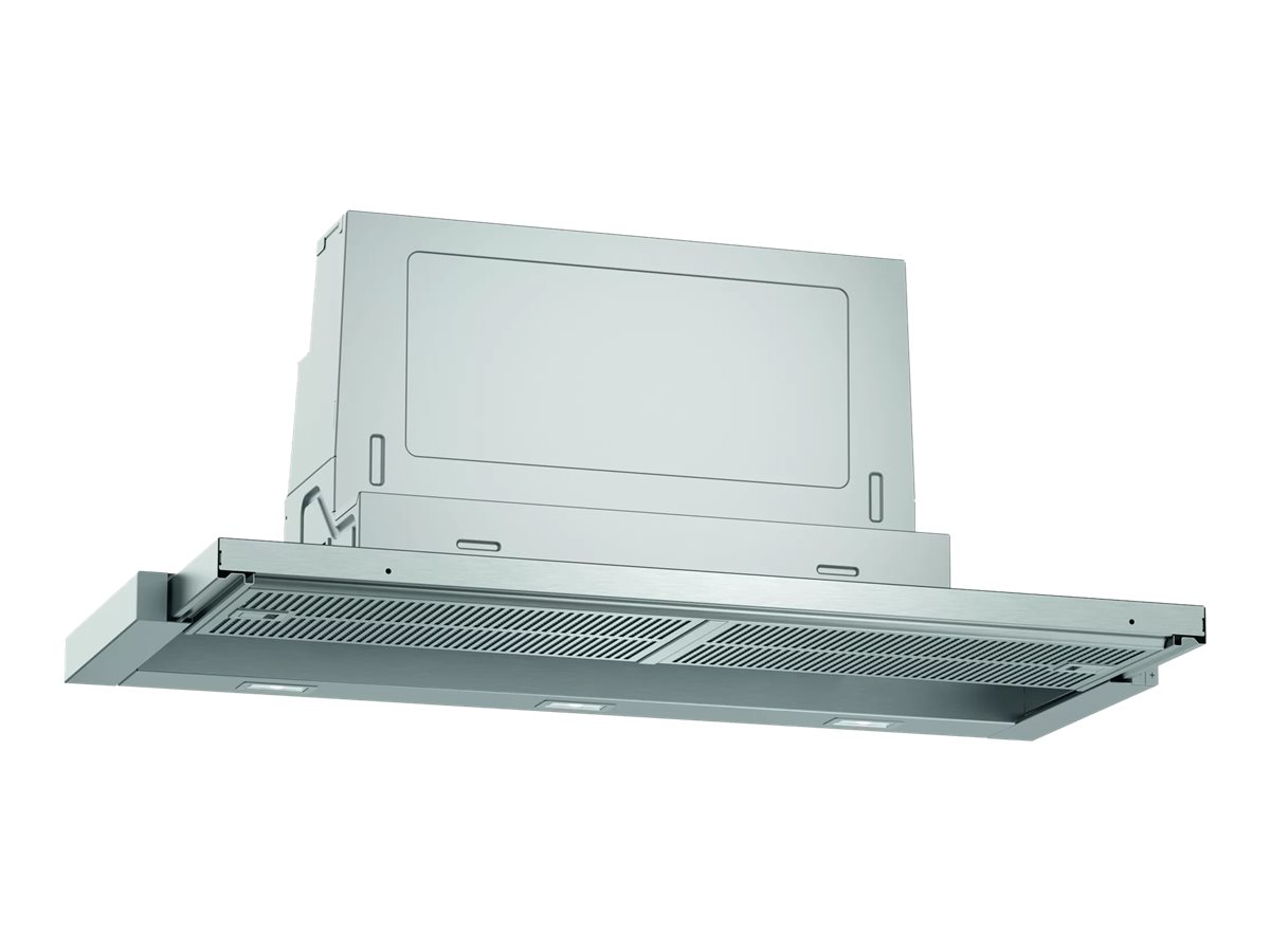 Neff N 50 D49ED52X1 - Hætte - teleskopisk - Niche - bredde: 52.4 cm - dybde: 29 cm - udtrækning og recirkulation (-) - metalsølv