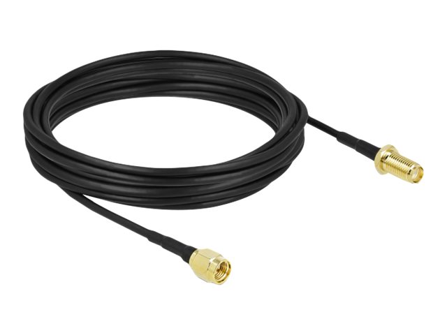 DeLOCK Antennekabel Koaksial 7.5m Sort Sort