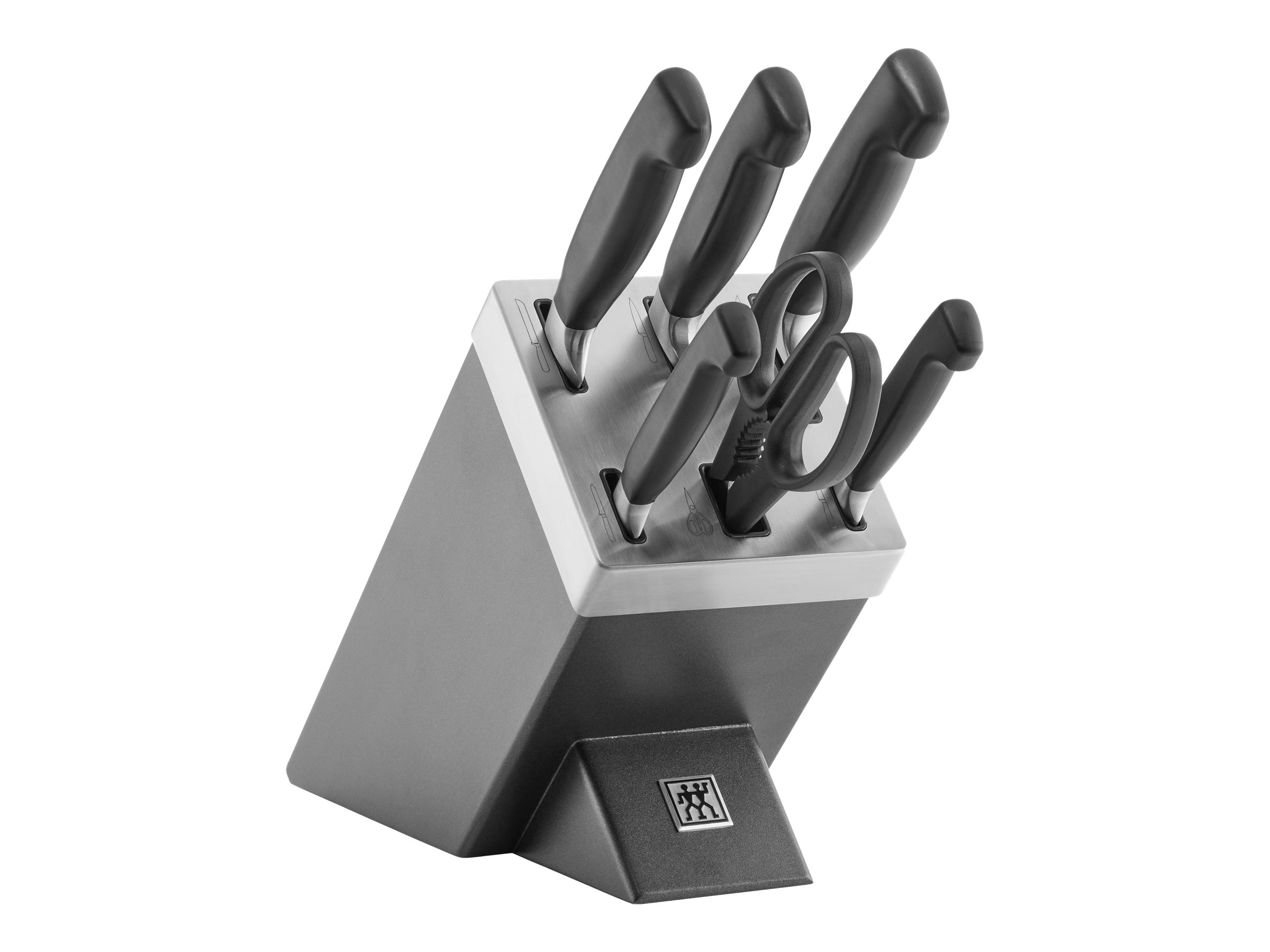 Zwilling Vier Sterne Knife Block 7 pcs. grey