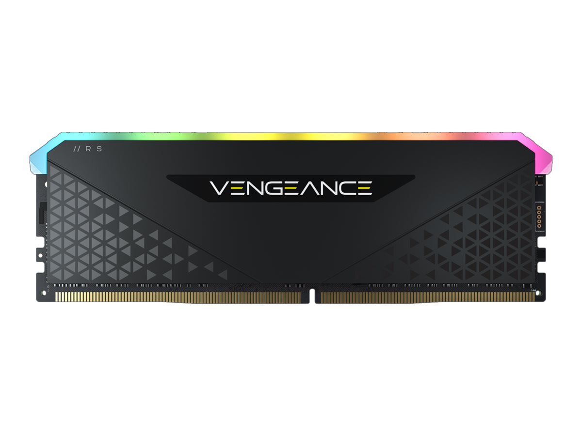 CORSAIR Vengeance RGB RS - DDR4 - modul - 16 GB - DIMM 288-PIN - 3200 MHz / PC4-25600 - CL16 - 1.35 V - ikke bufferet - ikke-ECC - sort