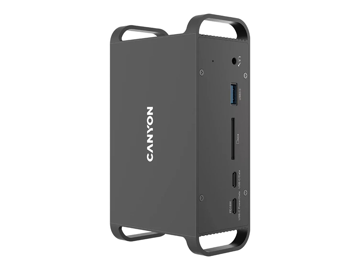 Canyon HDS-95ST - docking station - USB-C - 2 x HDMI - 1GbE