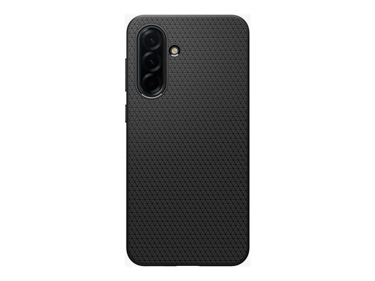 Spigen Liquid Air - Bagsidecover til mobiltelefon - termoplastisk polyuretan (TPU) - mat sort - for Samsung Galaxy A36