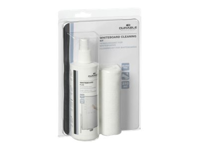 Rensesæt t/whiteboard rensespray 250ml + microfiberklud