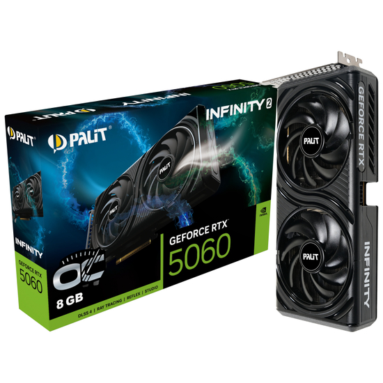 Palit GeForce RTX 5060 Infinity 2 OC 8GB Grafikkort