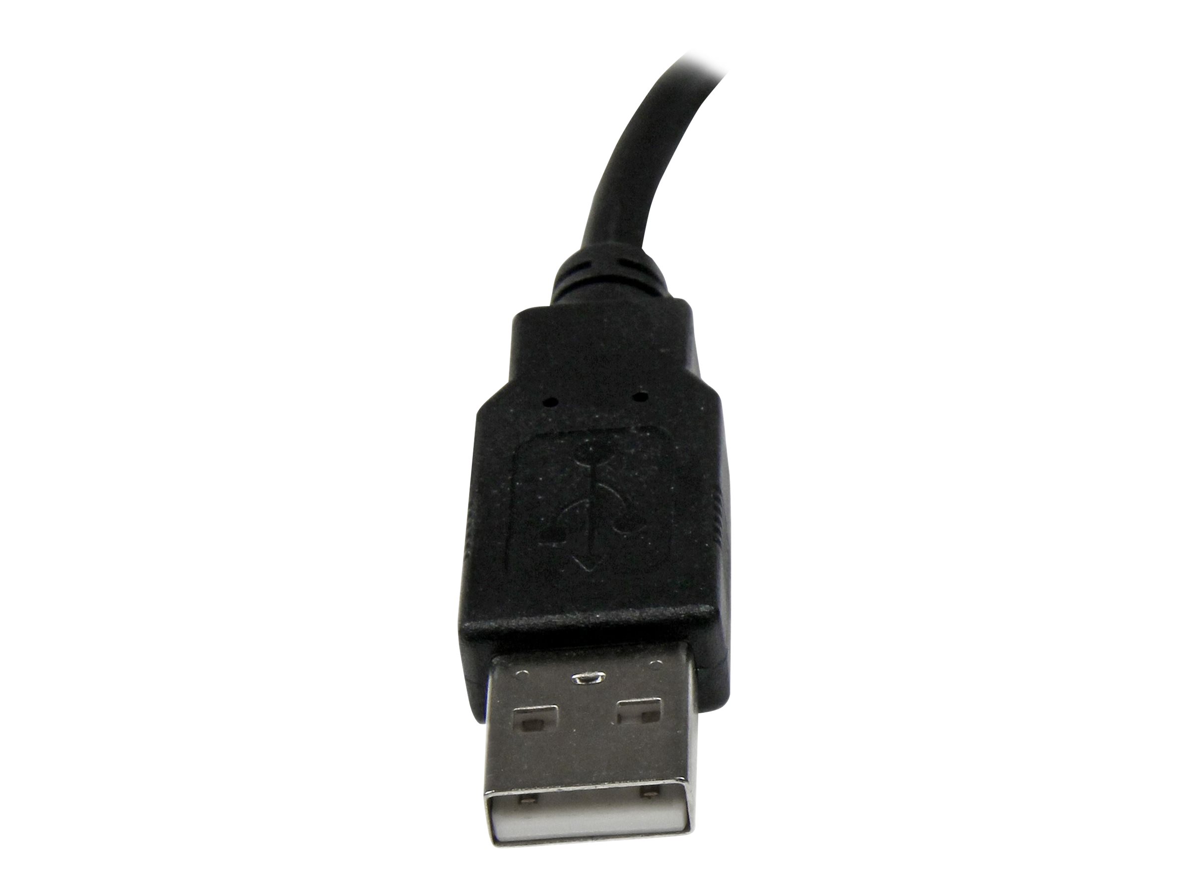 USB forlænger kabel Startech USB 2.0 A han til A hun, 15 cm, sort