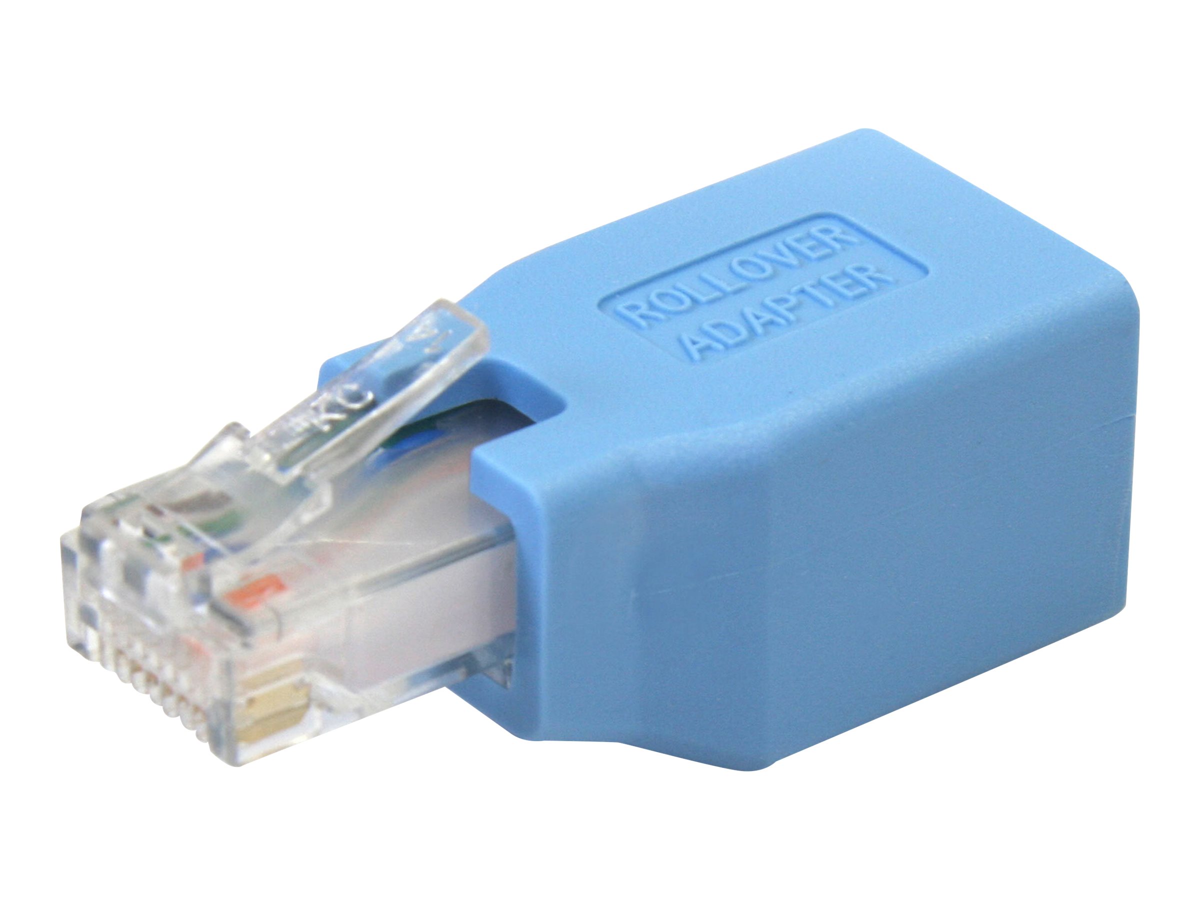StarTech.com Cisco Console Rollover Adapter for RJ45 Cable - Network adapter cable - RJ-45 (M) to RJ-45 (F) - blue - ROLLOVER Kabel til