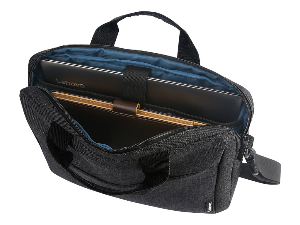 Lenovo Casual Toploader T210 - Bæretaske til notebook - 15.6 - charcoal black - for IdeaPad 1 14  S340-14  ThinkCentre M75t Gen 2  ThinkPad T14s Gen 3  X1 Nano Gen 2  V15 IML