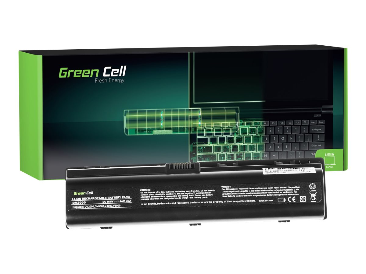 Green Cell Batteri til bærbar computer Litiumion 4400mAh