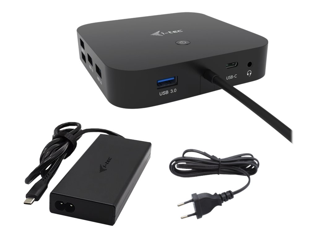 I-Tec Docking Station - USB-C/USB4/Thunderbolt - HDMI + 2-Port DP - 100W PD