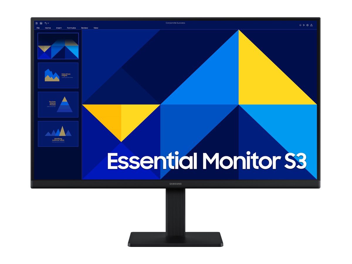 Samsung Essential S3 S24D302GAU 24" IPS 1920 x 1080 (Full HD) VGA (HD-15) HDMI 100Hz