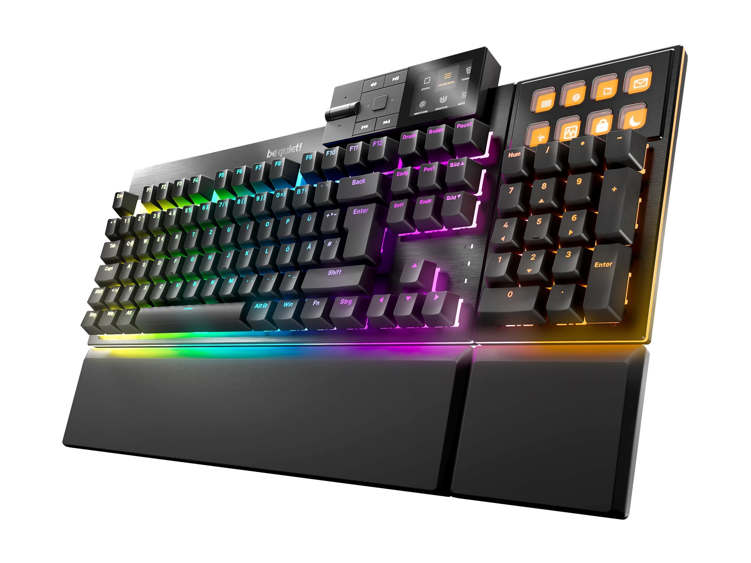 be quiet! Dark Mount Linear + Dark Perk Ergo Gaming Bundle bestehend aus be quiet! Maus und Tastatur